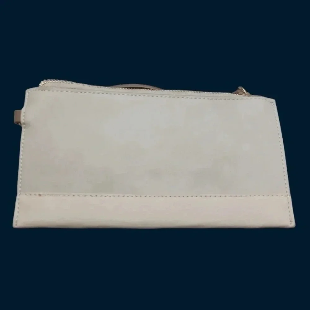 Two tone clutch purse bag